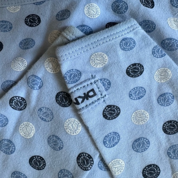 DKNY BABY 6-9 months Boys blue long sleeve quilted snap up outerwear - Picture 11 of 15